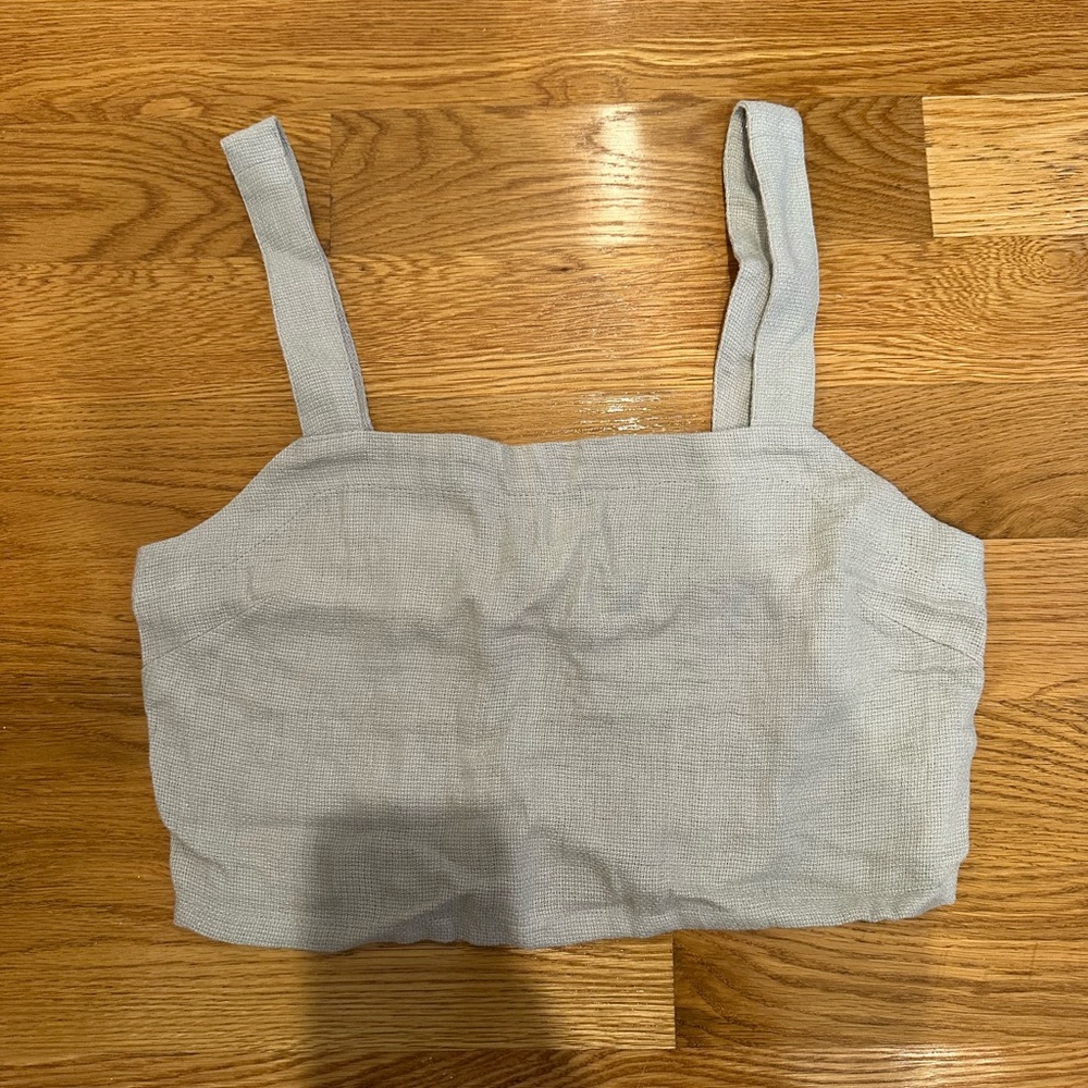 Madewell Breezewoven Abbie Crop Top